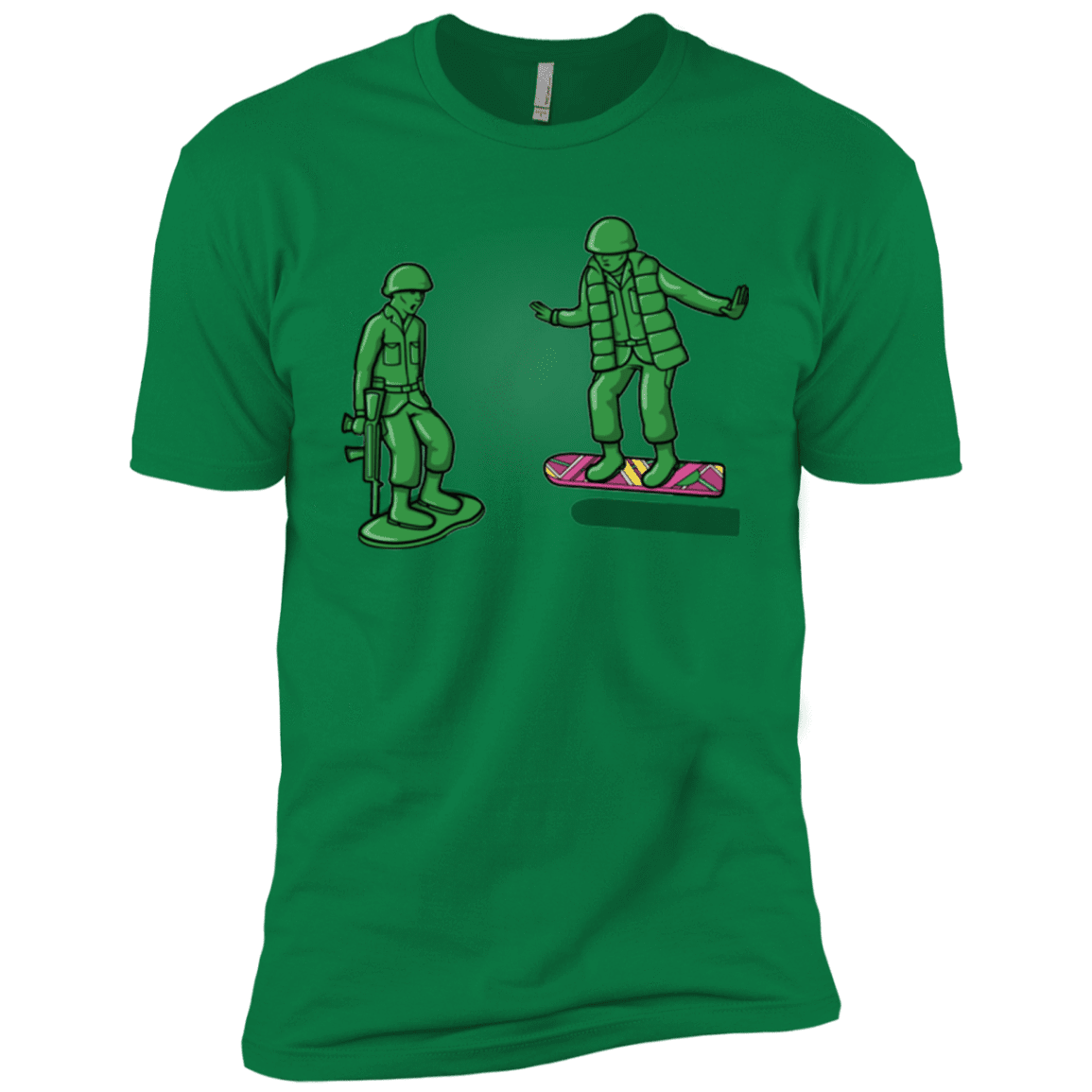 T-Shirts Kelly Green / X-Small Back Toy The Future Men's Premium T-Shirt