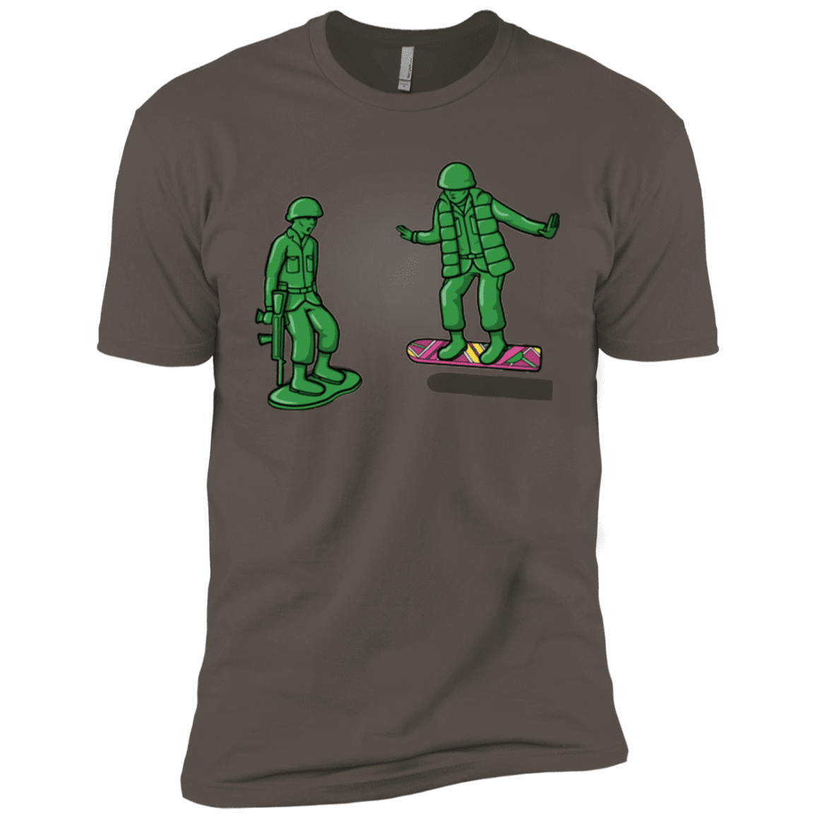 T-Shirts Warm Grey / X-Small Back Toy The Future Men's Premium T-Shirt