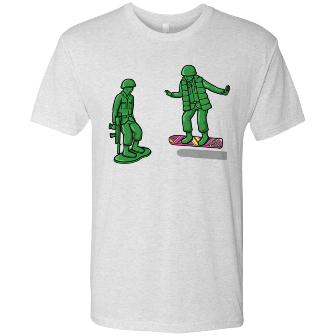 T-Shirts Heather White / Small Back Toy The Future Men's Triblend T-Shirt