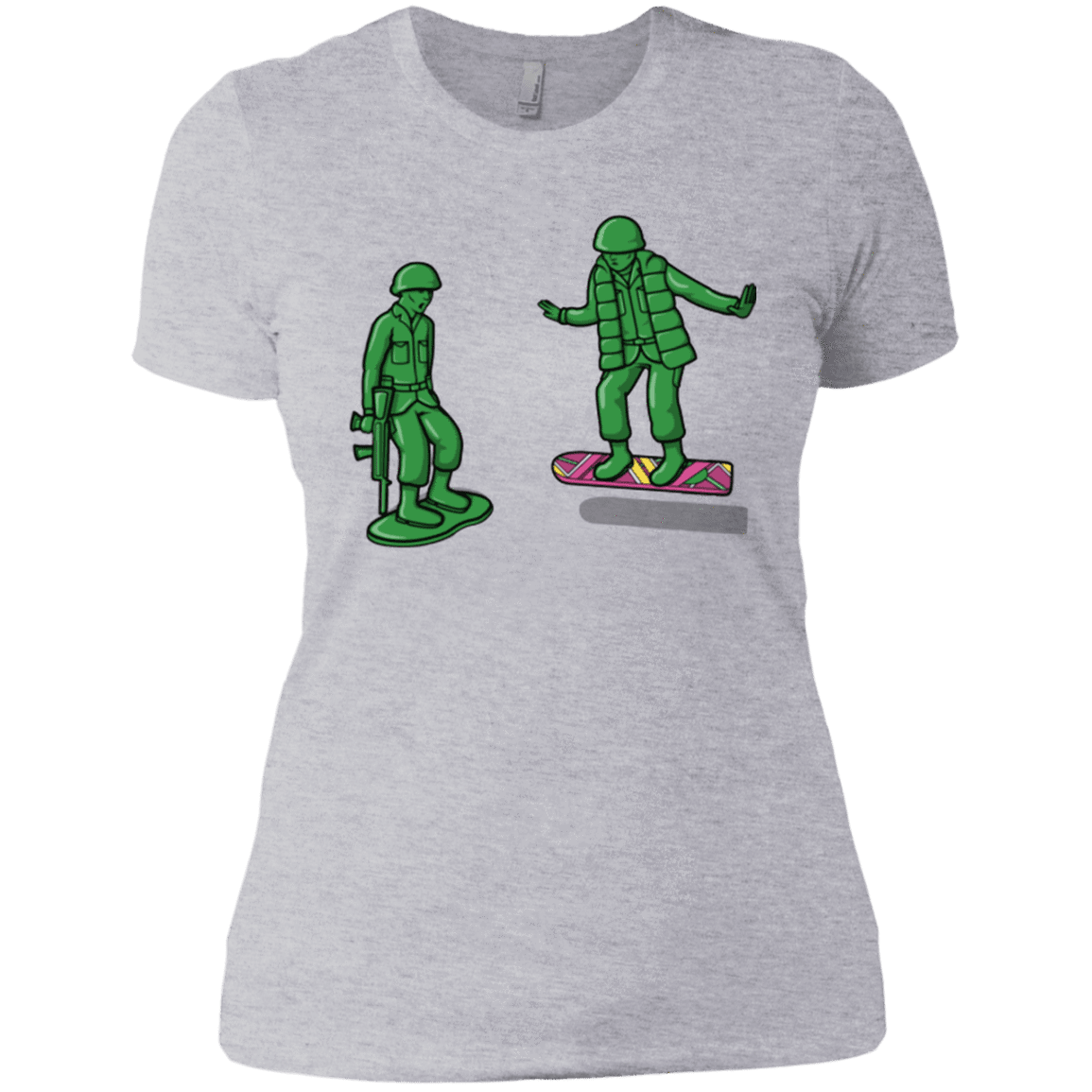 T-Shirts Heather Grey / X-Small Back Toy The Future Women's Premium T-Shirt