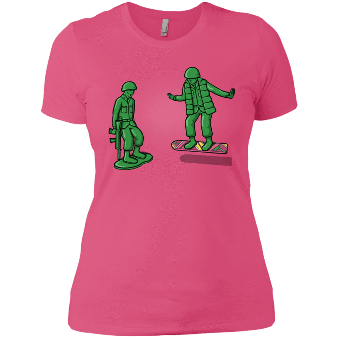 T-Shirts Hot Pink / X-Small Back Toy The Future Women's Premium T-Shirt