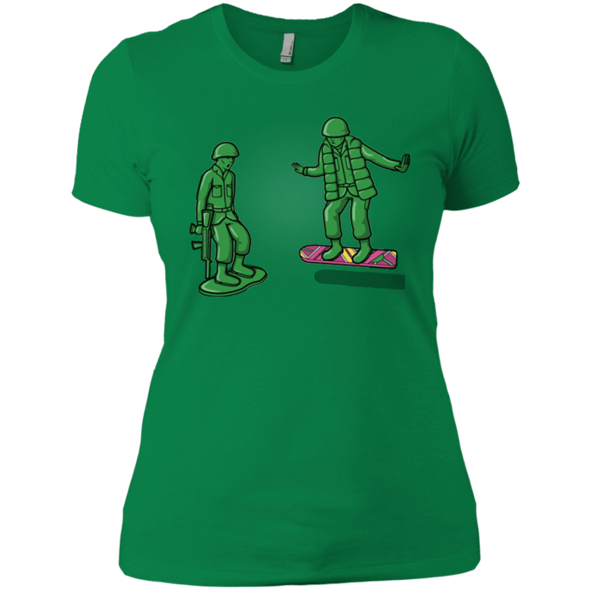 T-Shirts Kelly Green / X-Small Back Toy The Future Women's Premium T-Shirt