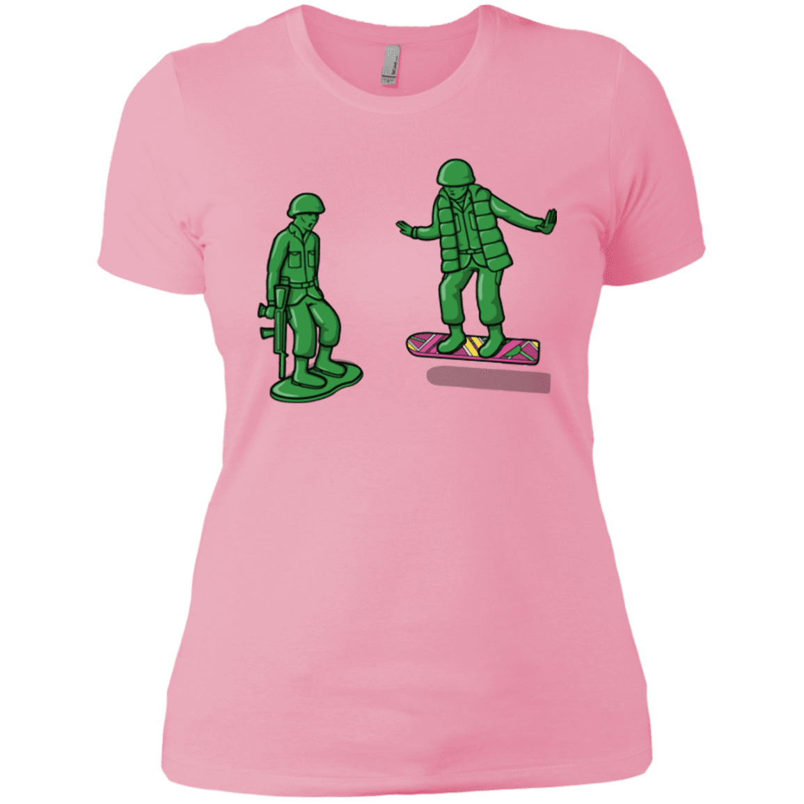 T-Shirts Light Pink / X-Small Back Toy The Future Women's Premium T-Shirt