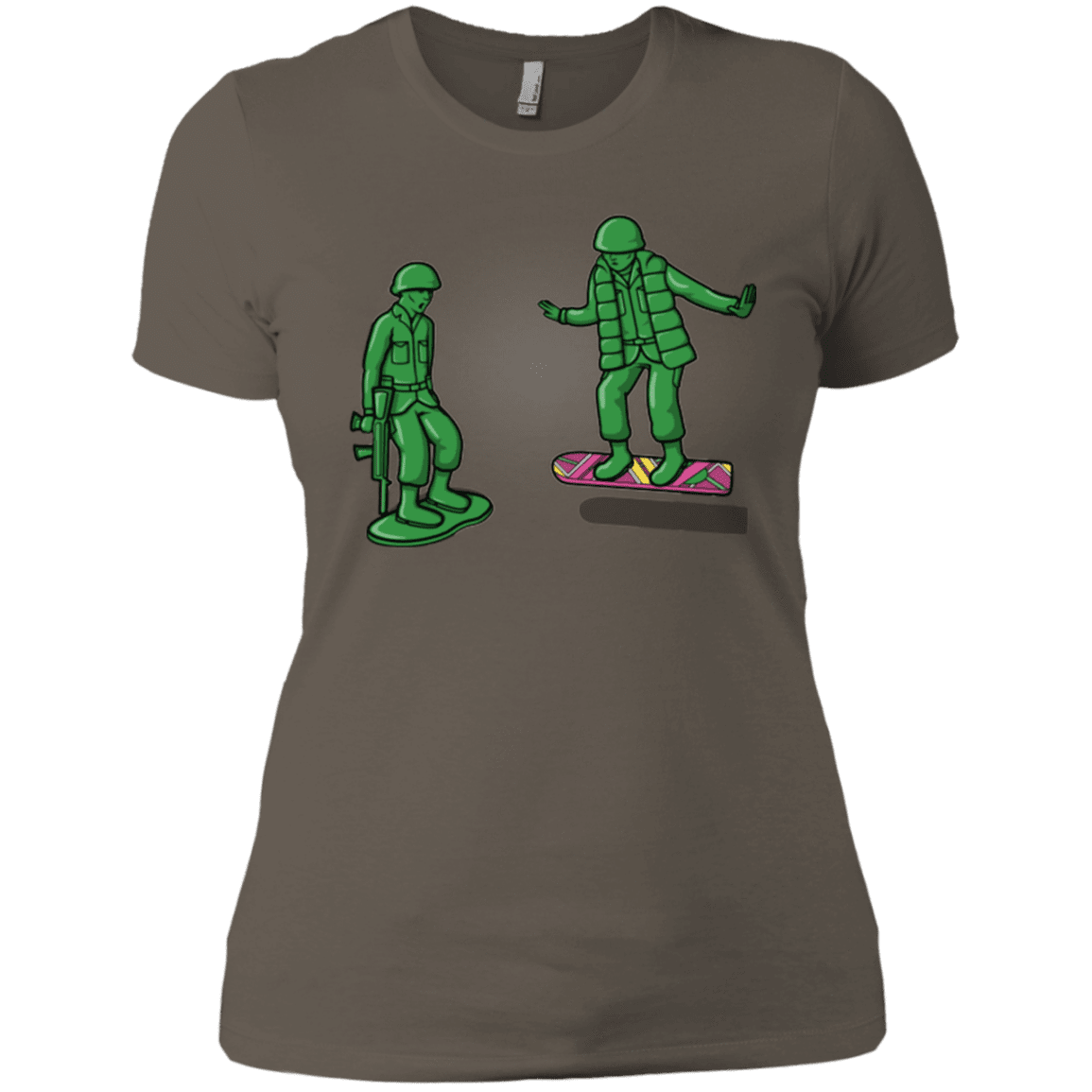 T-Shirts Warm Grey / X-Small Back Toy The Future Women's Premium T-Shirt