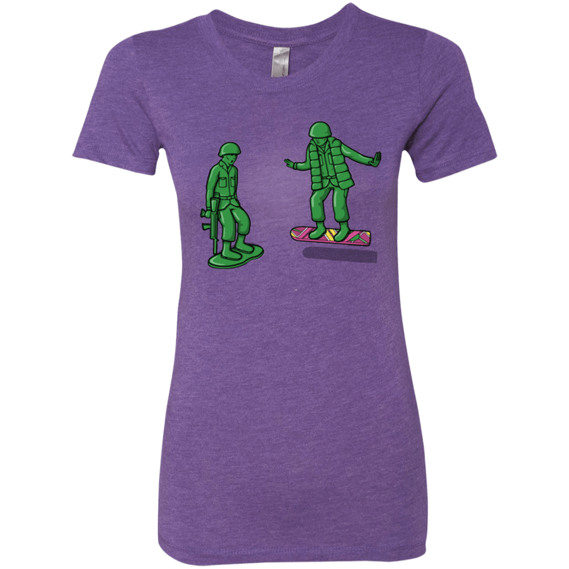 T-Shirts Purple Rush / Small Back Toy The Future Women's Triblend T-Shirt