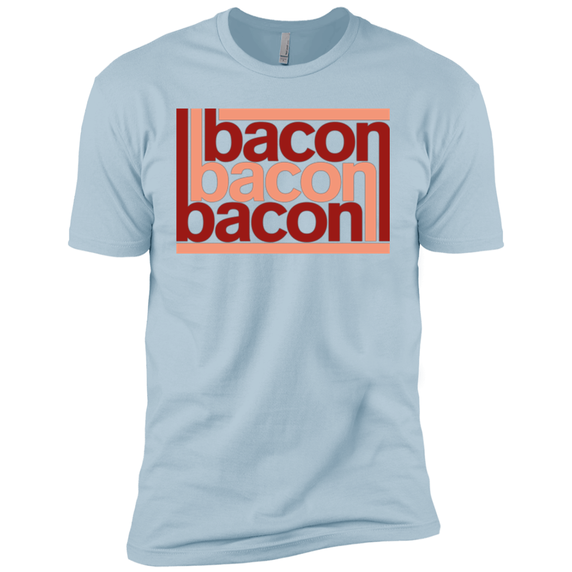 T-Shirts Light Blue / YXS Bacon-Bacon-Bacon Boys Premium T-Shirt