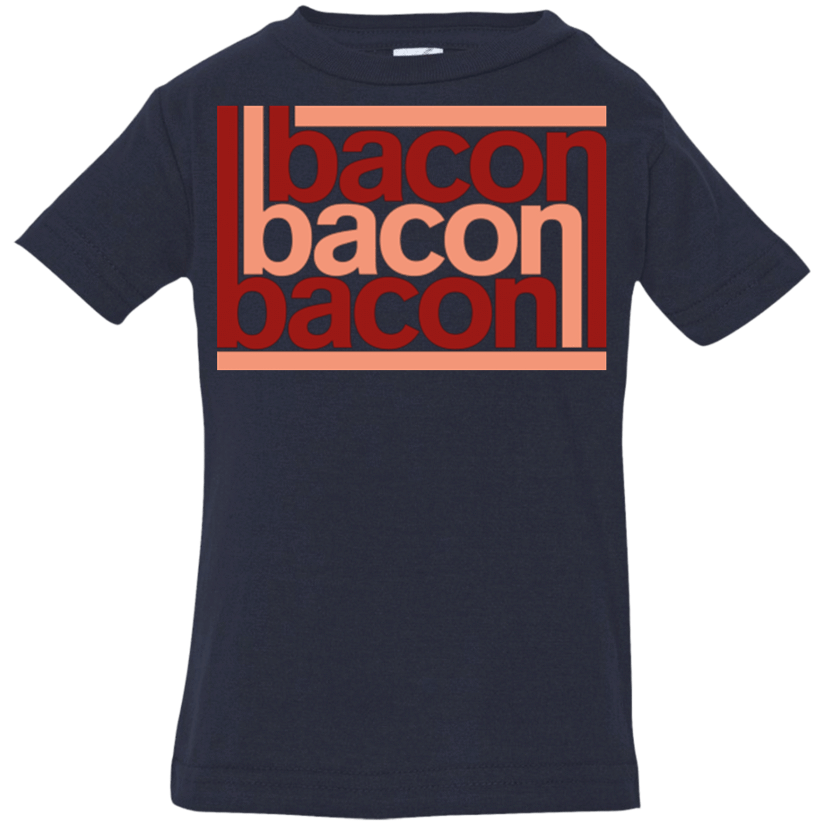 T-Shirts Navy / 6 Months Bacon-Bacon-Bacon Infant PremiumT-Shirt