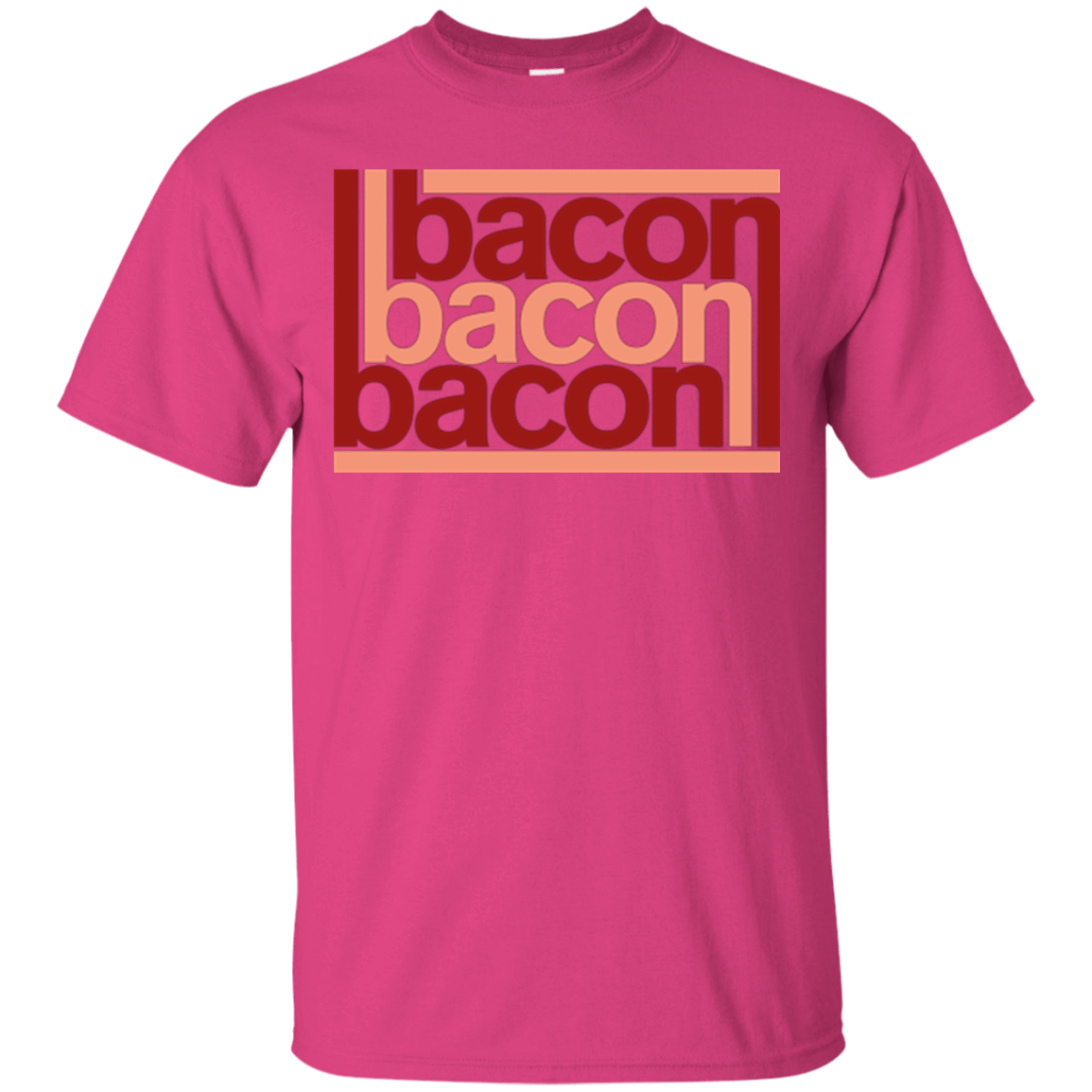T-Shirts Heliconia / Small Bacon-Bacon-Bacon T-Shirt