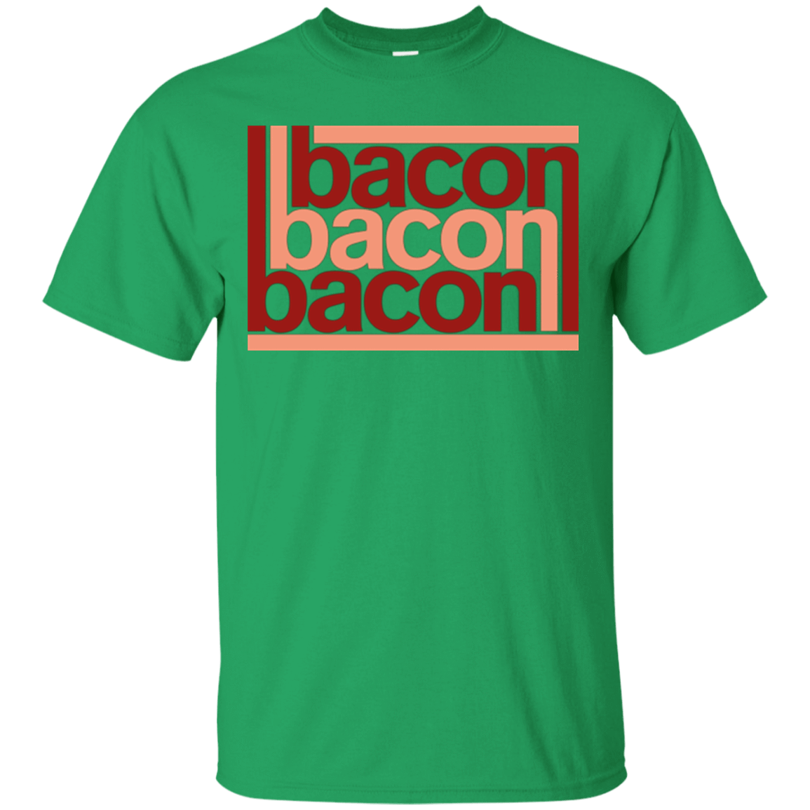 T-Shirts Irish Green / Small Bacon-Bacon-Bacon T-Shirt