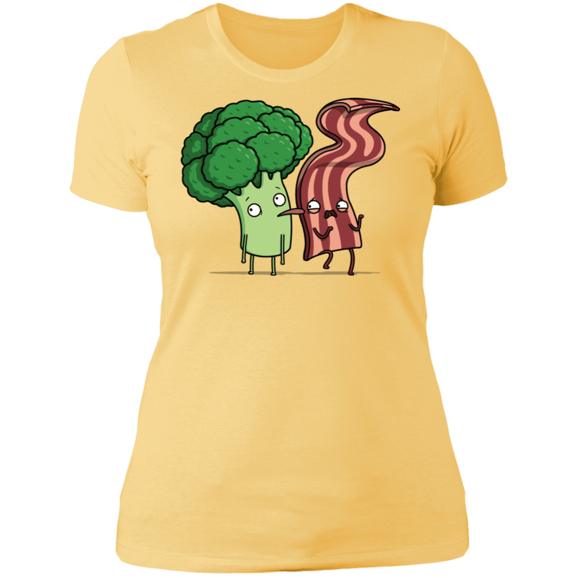 T-Shirts Banana Cream/ / S Bacon Lick Women's Premium T-Shirt
