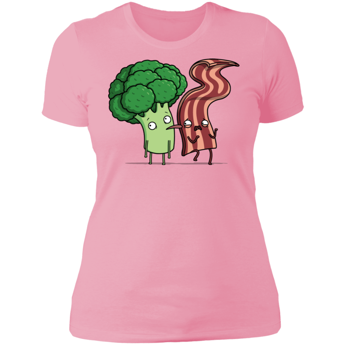 T-Shirts Light Pink / S Bacon Lick Women's Premium T-Shirt