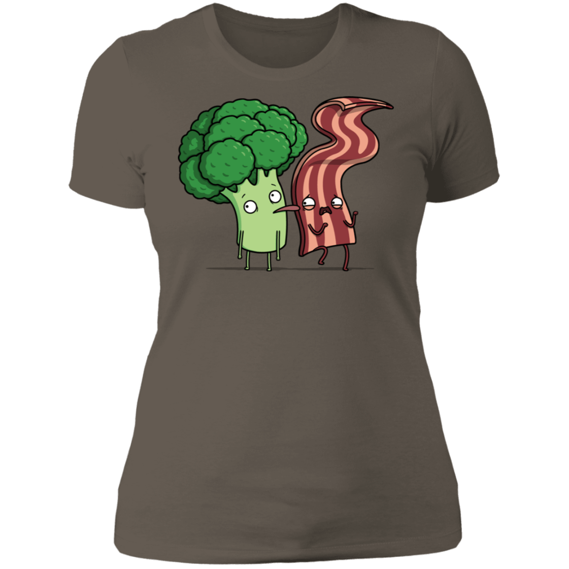 T-Shirts Warm Grey / S Bacon Lick Women's Premium T-Shirt