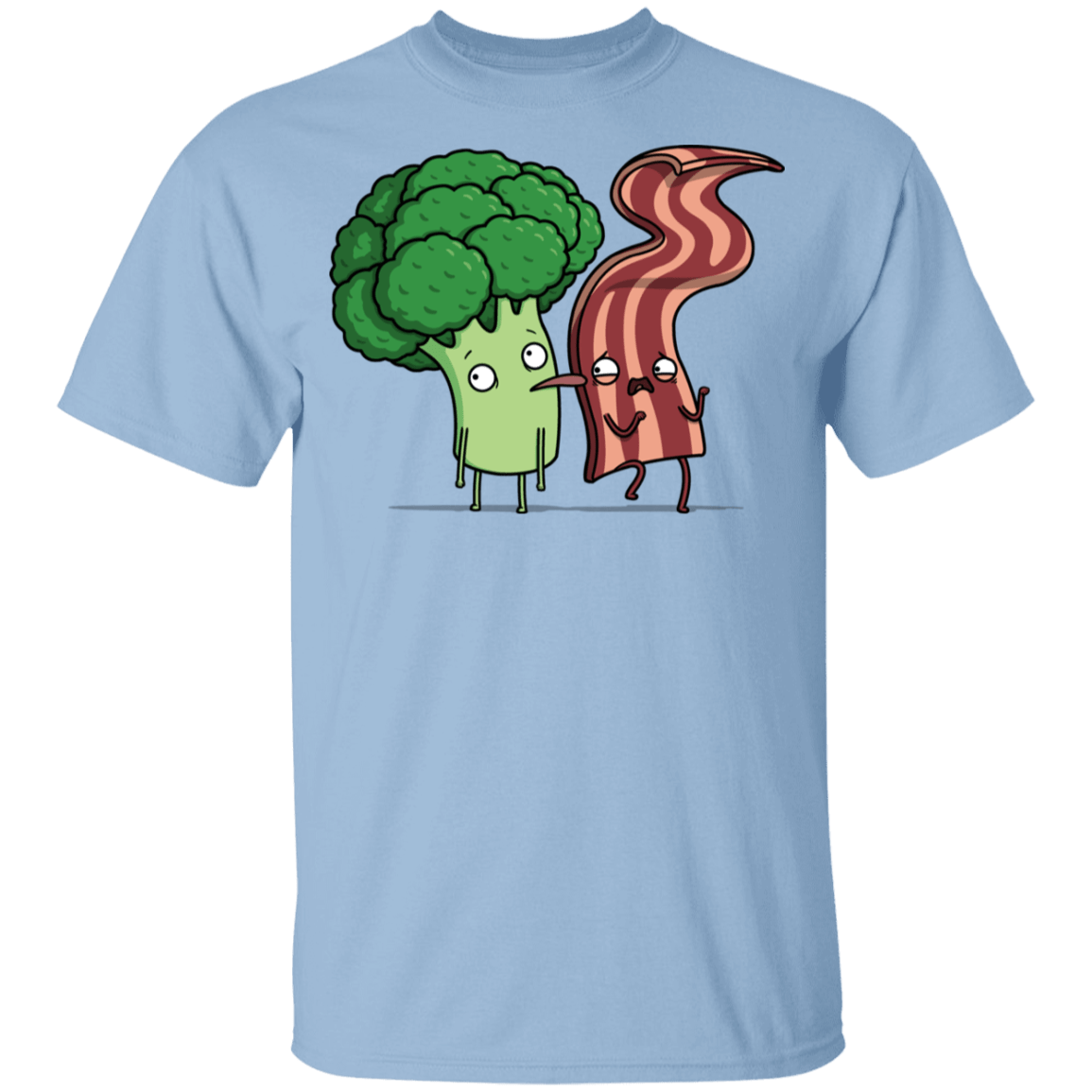 T-Shirts Light Blue / YXS Bacon Lick Youth T-Shirt