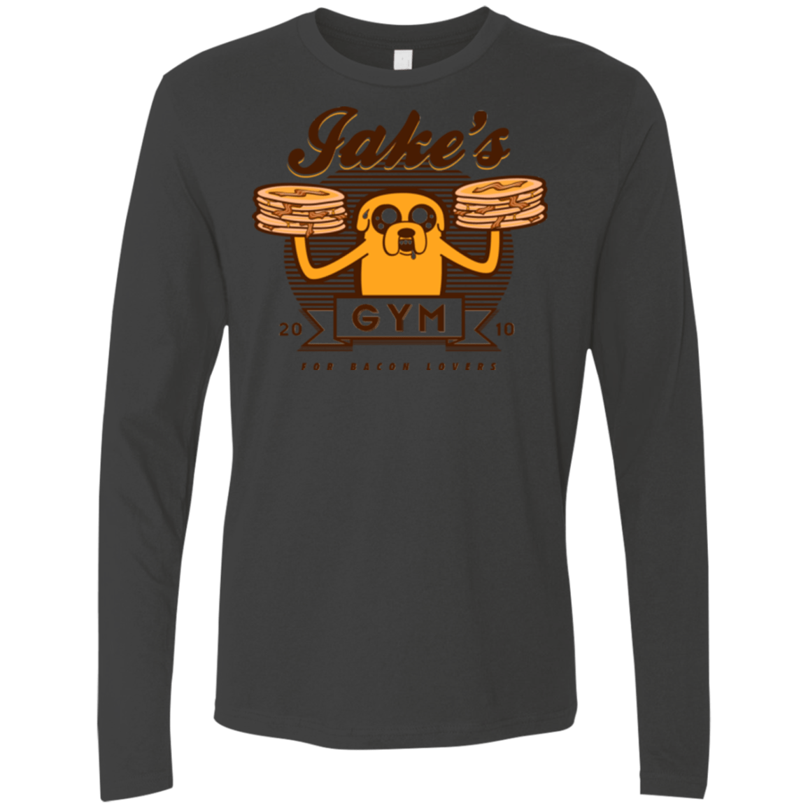 T-Shirts Heavy Metal / Small Bacon lovers gym Men's Premium Long Sleeve