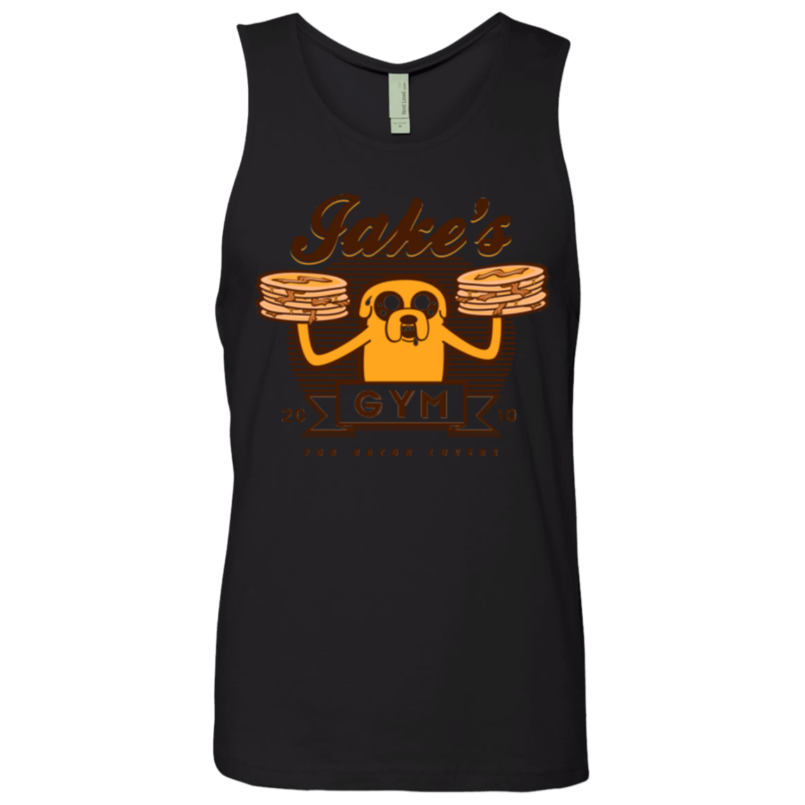 T-Shirts Black / Small Bacon lovers gym Men's Premium Tank Top