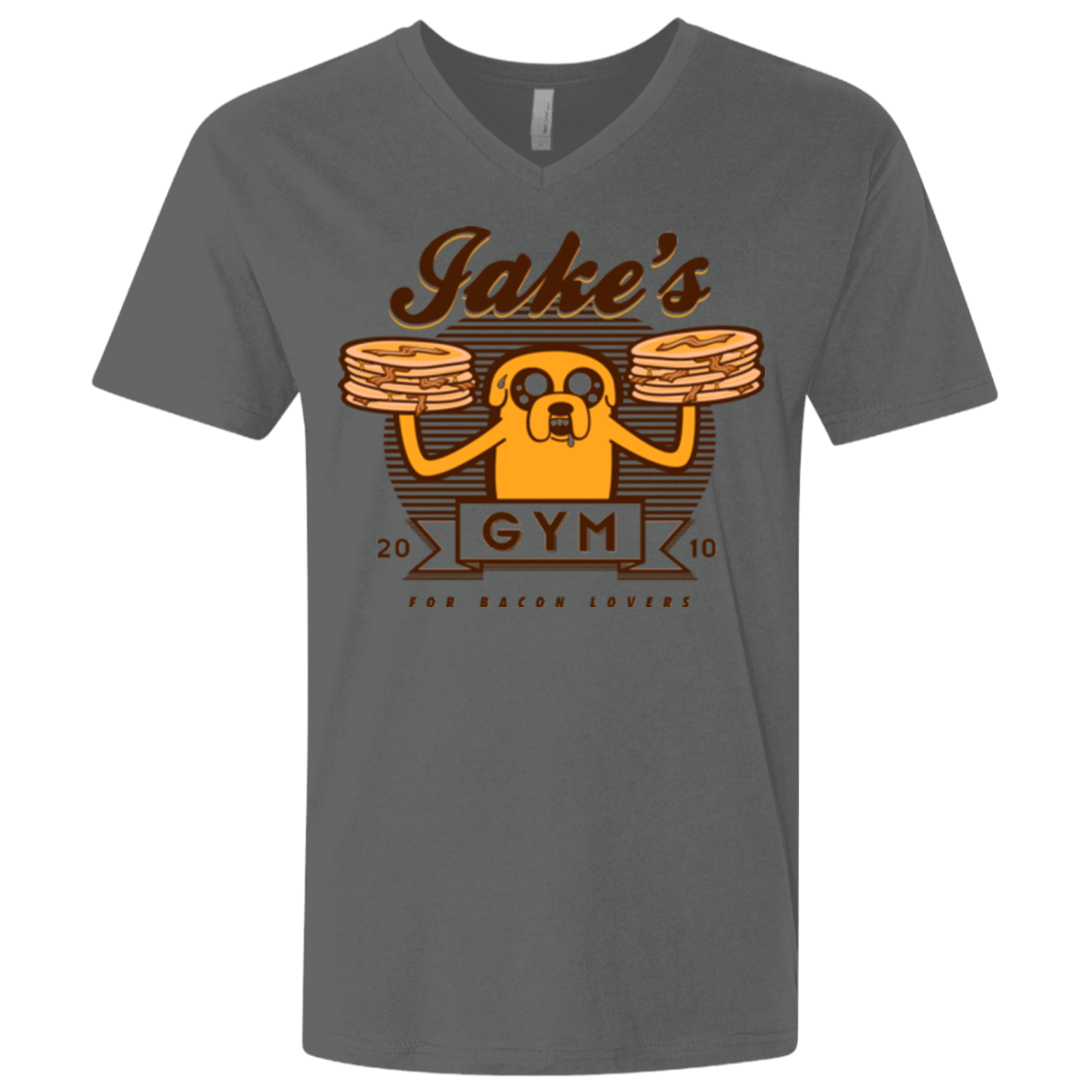 T-Shirts Heavy Metal / X-Small Bacon lovers gym Men's Premium V-Neck