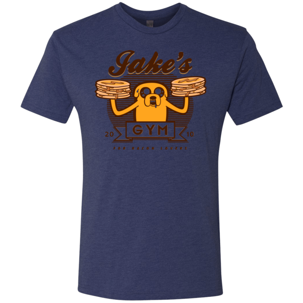 T-Shirts Vintage Navy / Small Bacon lovers gym Men's Triblend T-Shirt