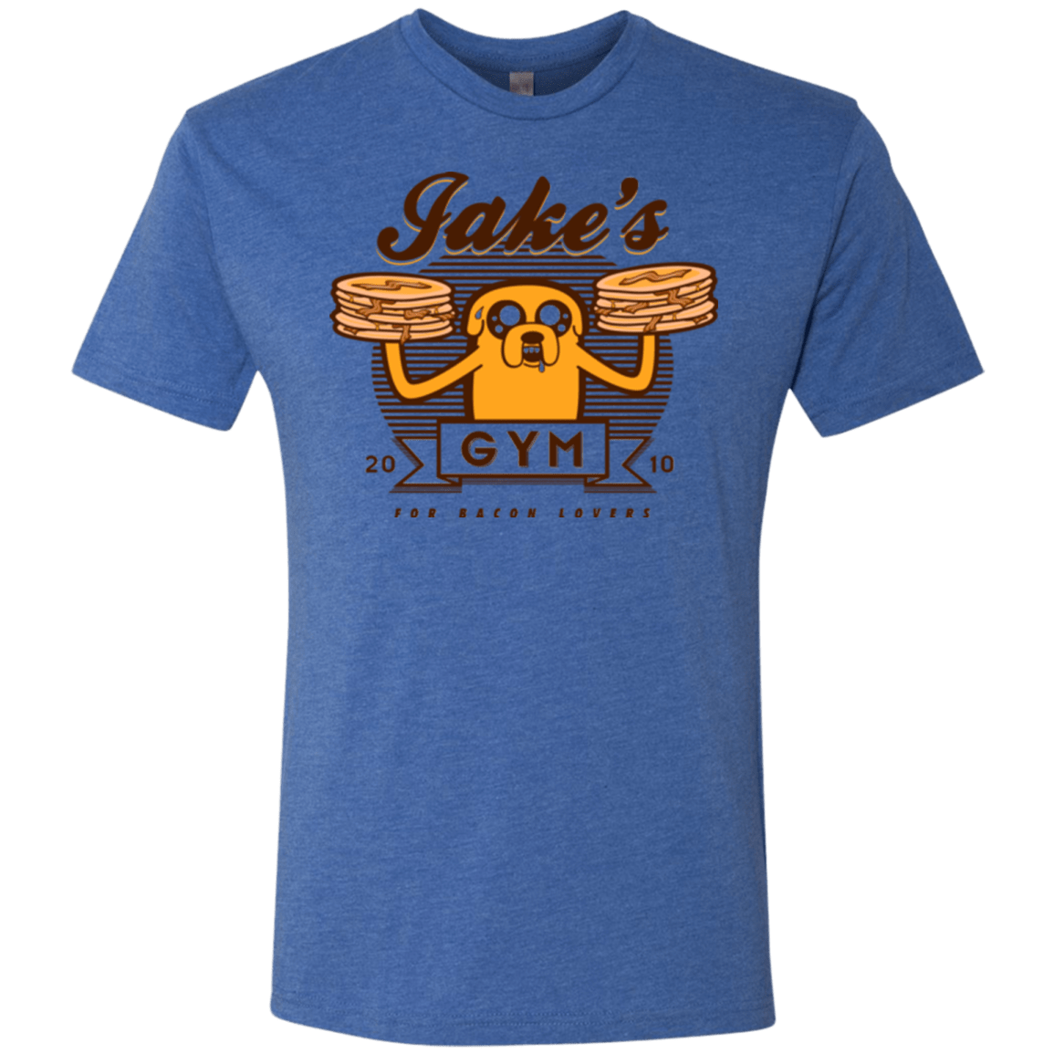 T-Shirts Vintage Royal / Small Bacon lovers gym Men's Triblend T-Shirt