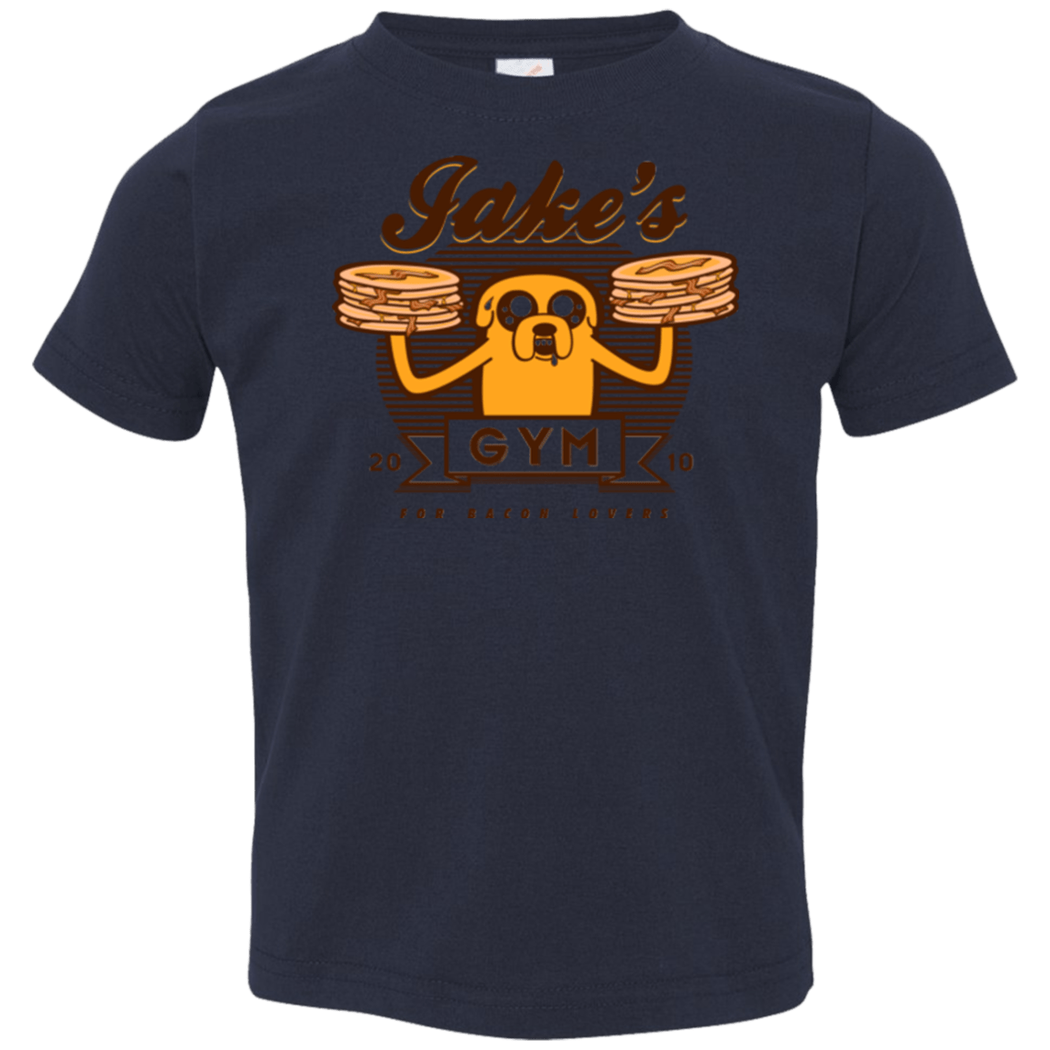 T-Shirts Navy / 2T Bacon lovers gym Toddler Premium T-Shirt