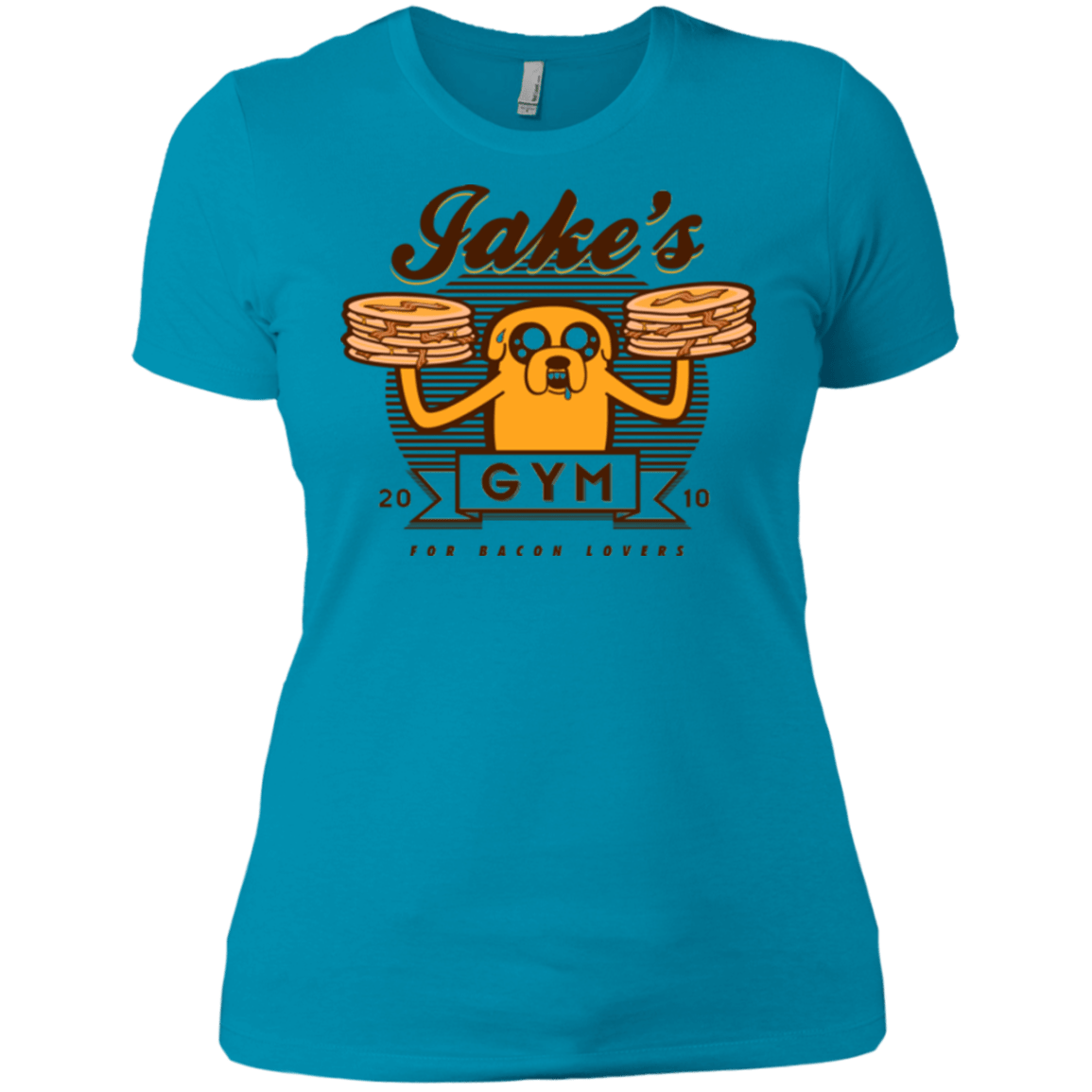 T-Shirts Turquoise / X-Small Bacon lovers gym Women's Premium T-Shirt