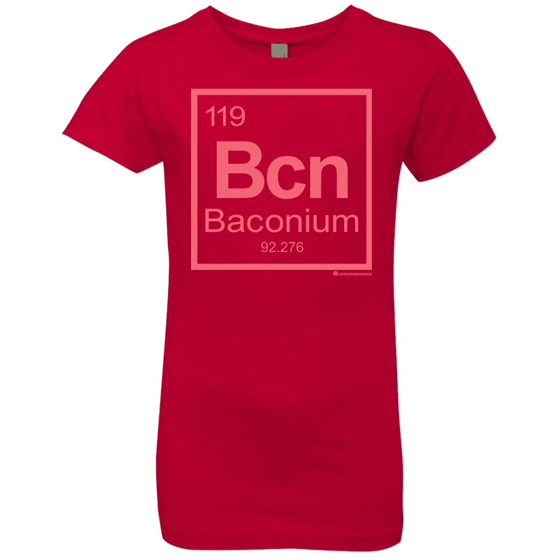 T-Shirts Red / YXS Baconium Girls Premium T-Shirt