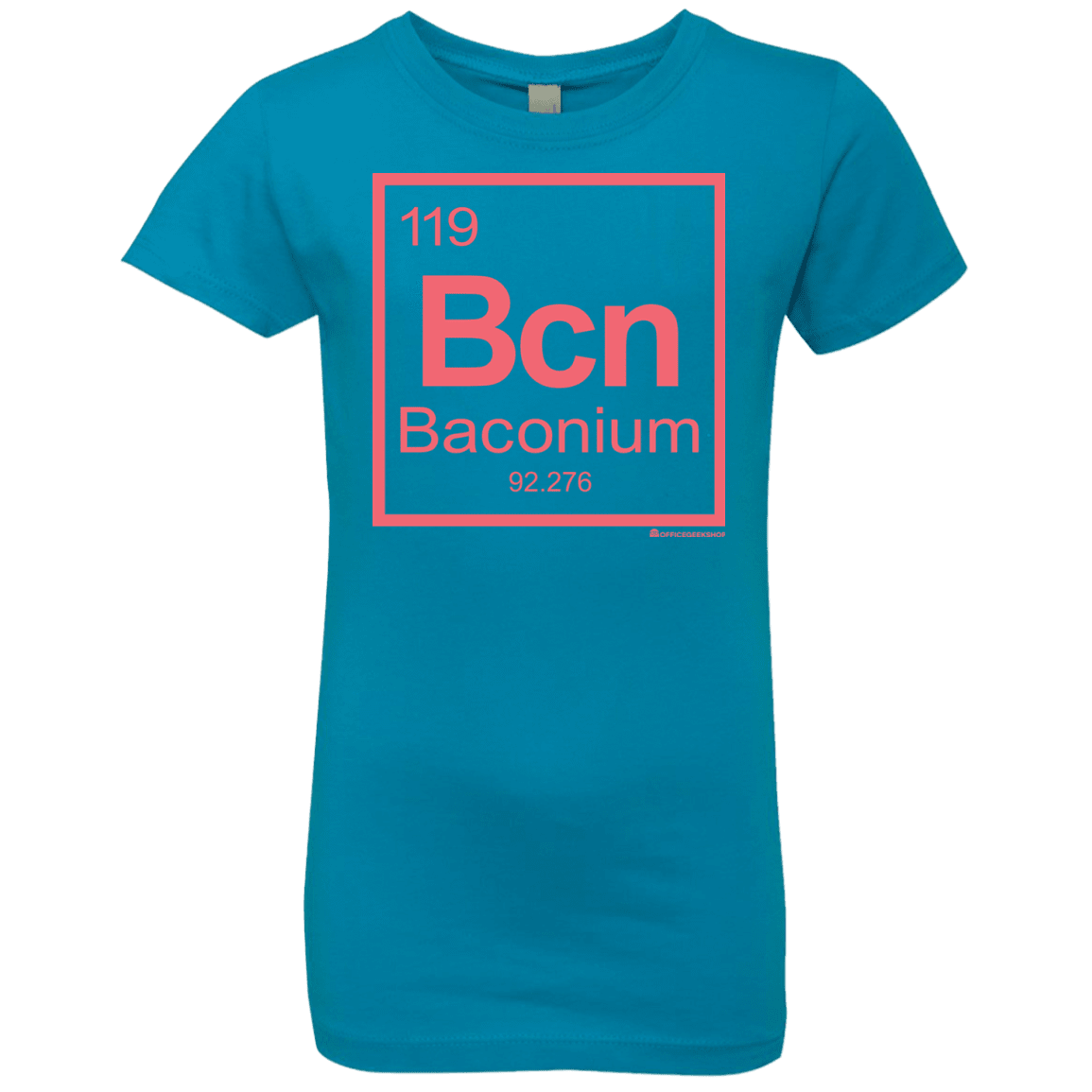 T-Shirts Turquoise / YXS Baconium Girls Premium T-Shirt