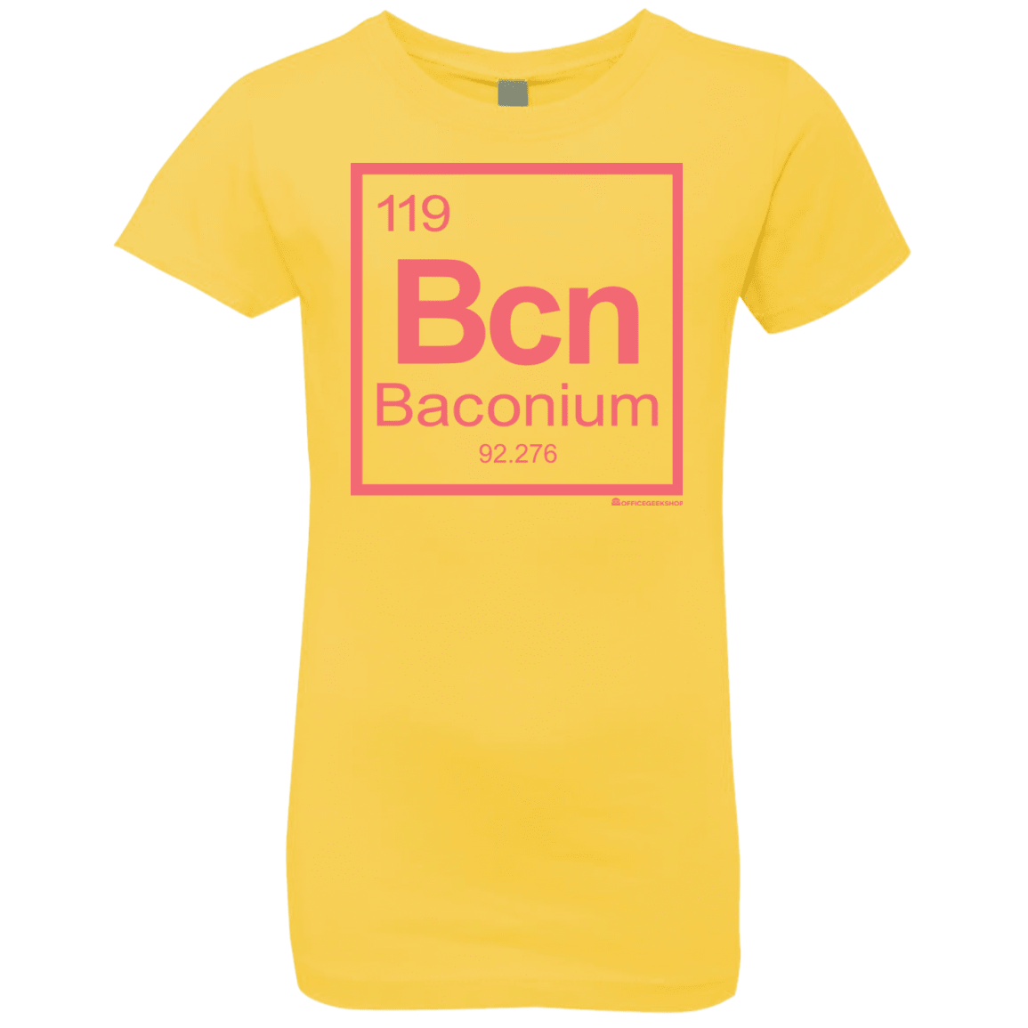 T-Shirts Vibrant Yellow / YXS Baconium Girls Premium T-Shirt