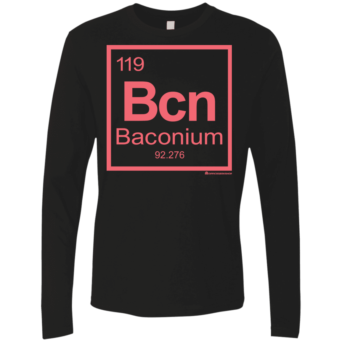 T-Shirts Black / Small Baconium Men's Premium Long Sleeve