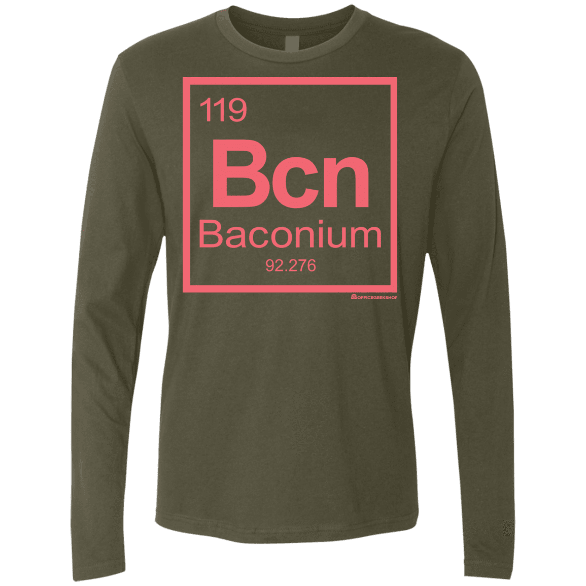 T-Shirts Military Green / Small Baconium Men's Premium Long Sleeve