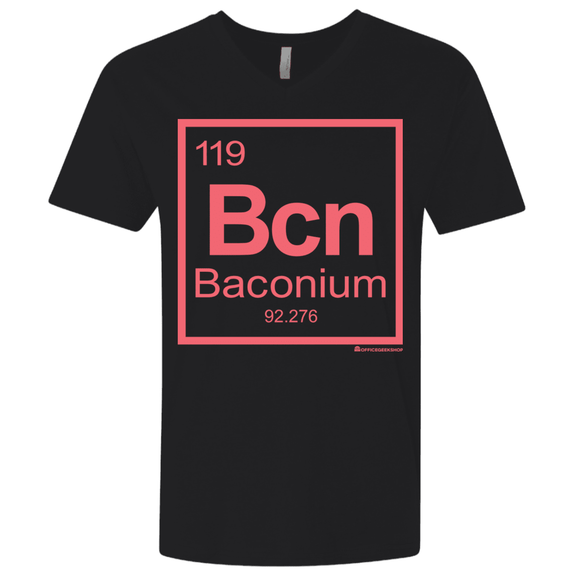 T-Shirts Black / X-Small Baconium Men's Premium V-Neck