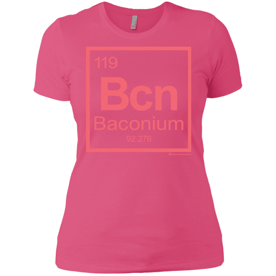T-Shirts Hot Pink / X-Small Baconium Women's Premium T-Shirt