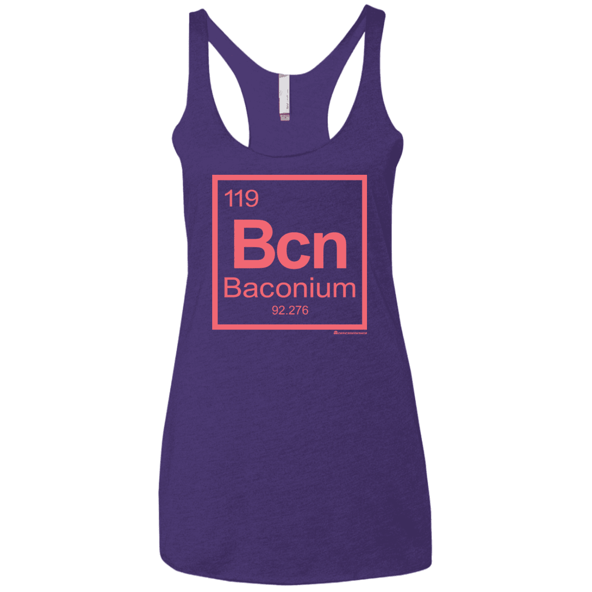 T-Shirts Purple Rush / X-Small Baconium Women's Triblend Racerback Tank