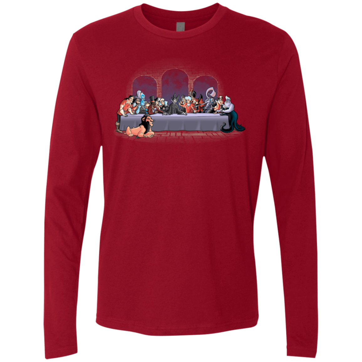 T-Shirts Cardinal / S Bad Dinner Men's Premium Long Sleeve