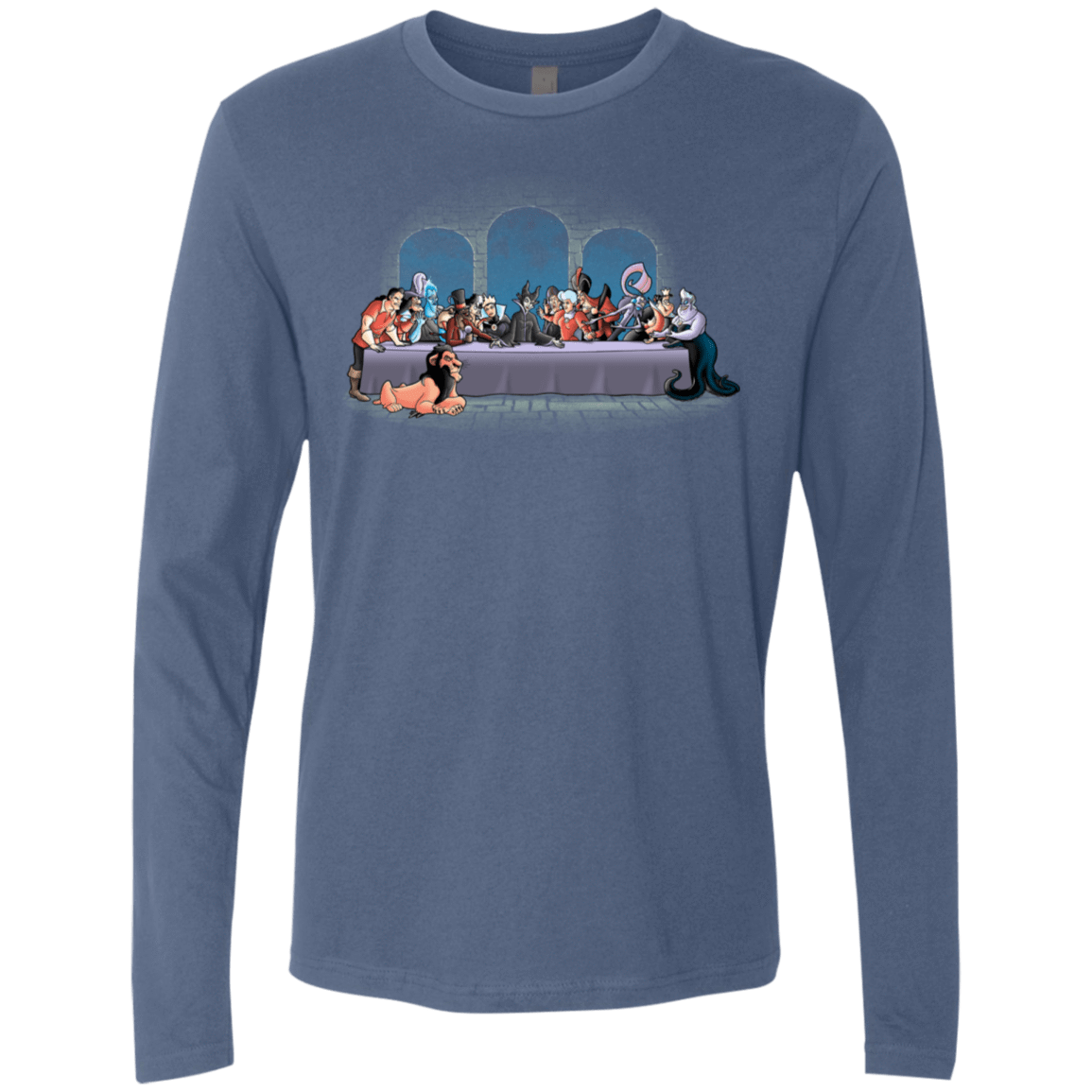 T-Shirts Indigo / S Bad Dinner Men's Premium Long Sleeve