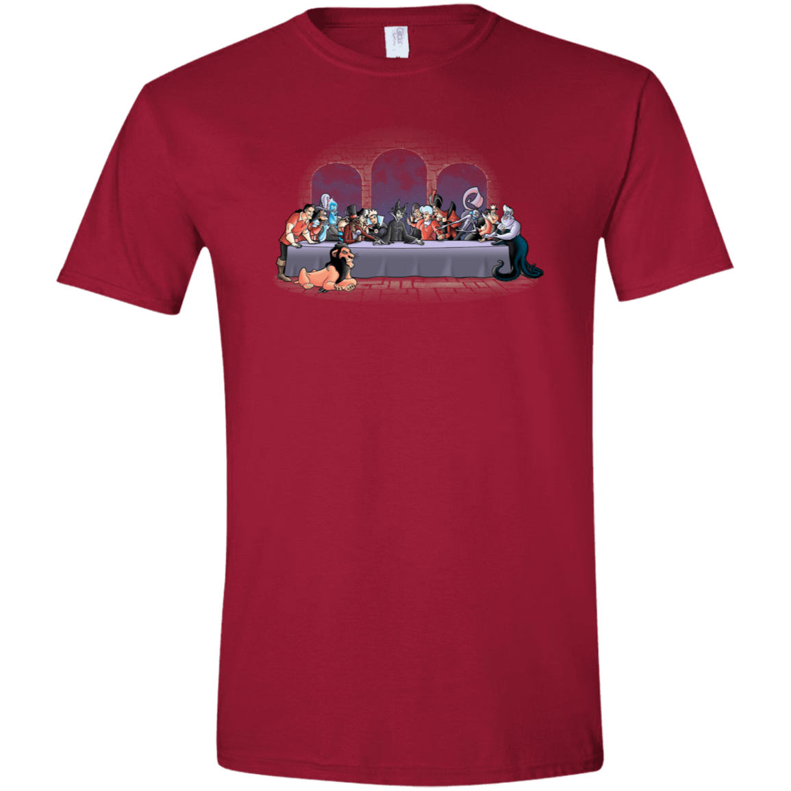 T-Shirts Cardinal Red / S Bad Dinner Men's Semi-Fitted Softstyle