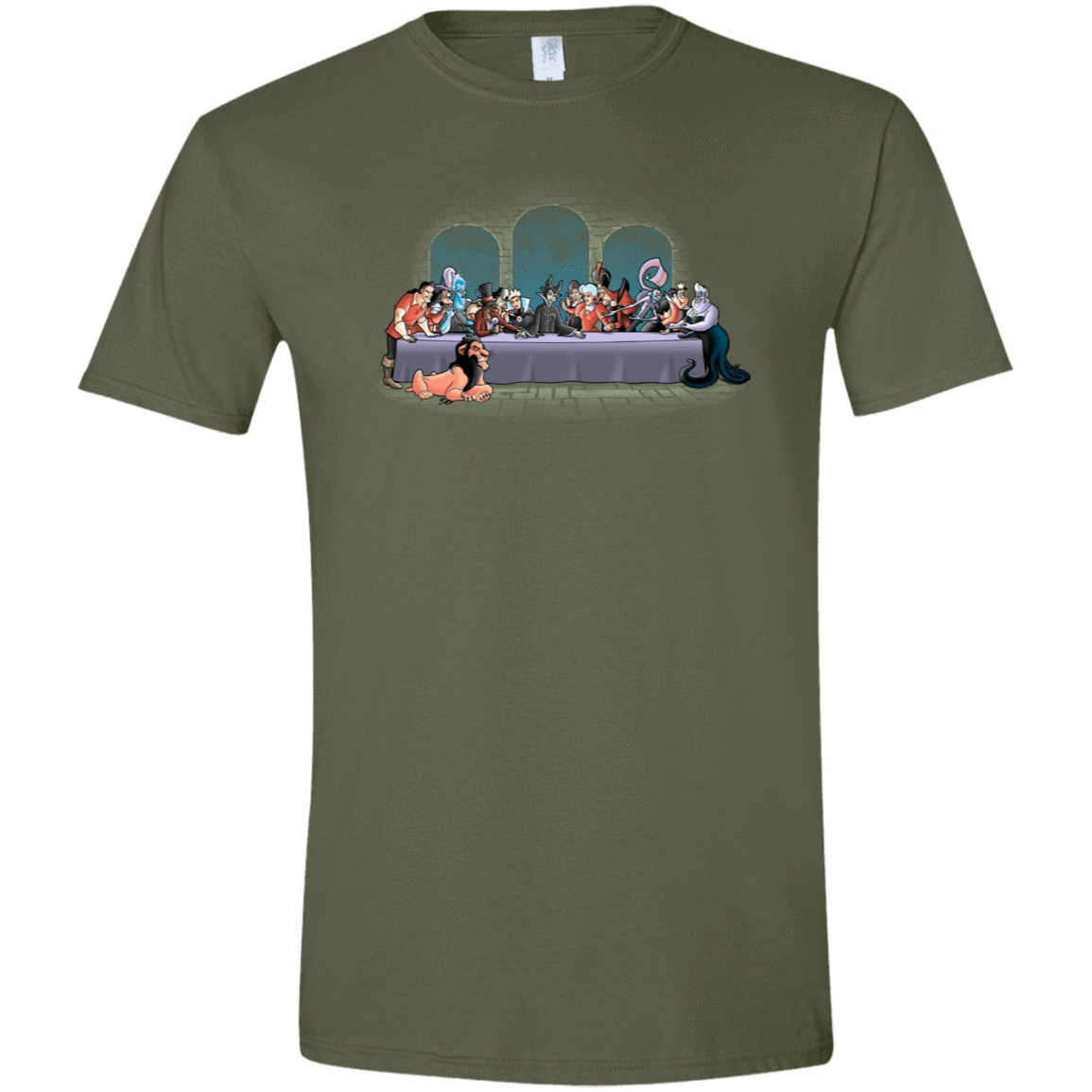 T-Shirts Military Green / S Bad Dinner Men's Semi-Fitted Softstyle