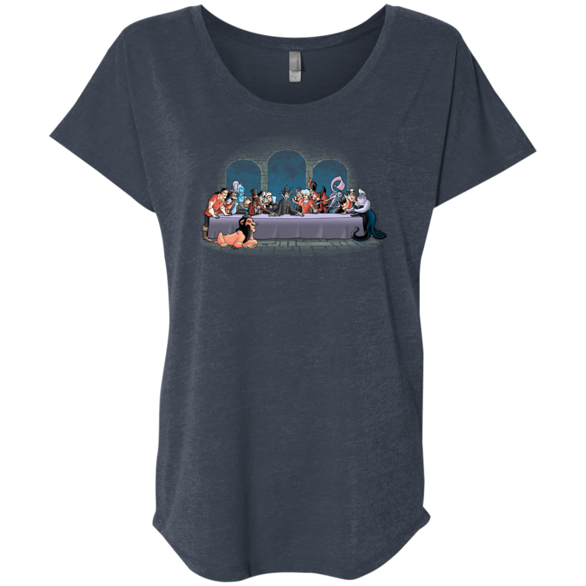 T-Shirts Vintage Navy / X-Small Bad Dinner Triblend Dolman Sleeve