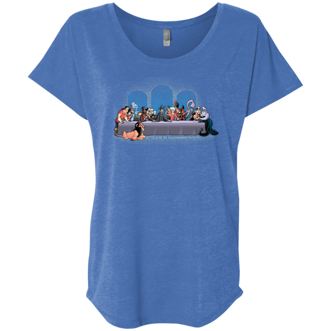 T-Shirts Vintage Royal / X-Small Bad Dinner Triblend Dolman Sleeve