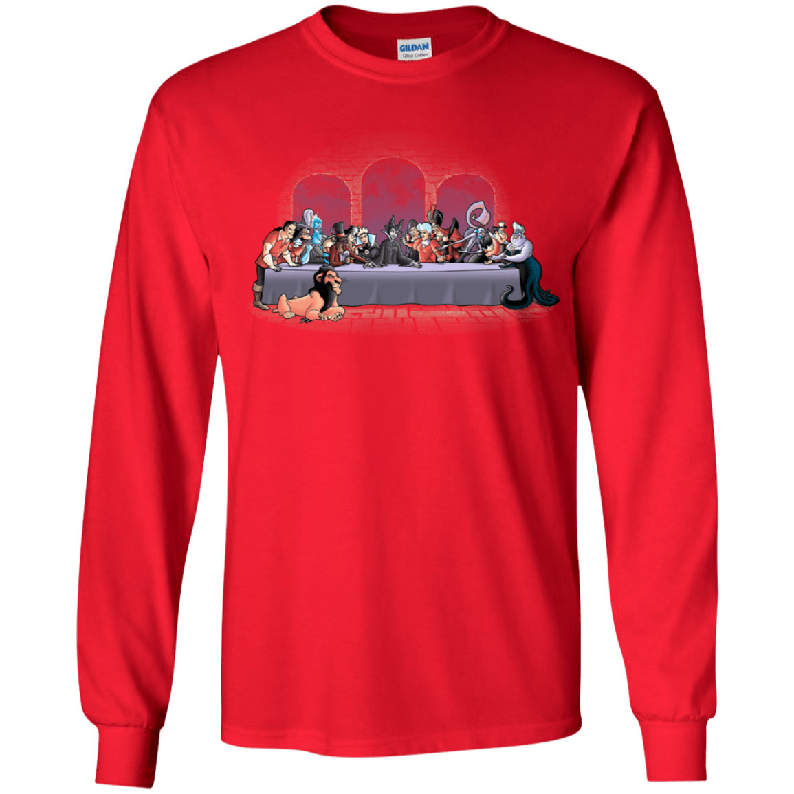 T-Shirts Red / YS Bad Dinner Youth Long Sleeve T-Shirt