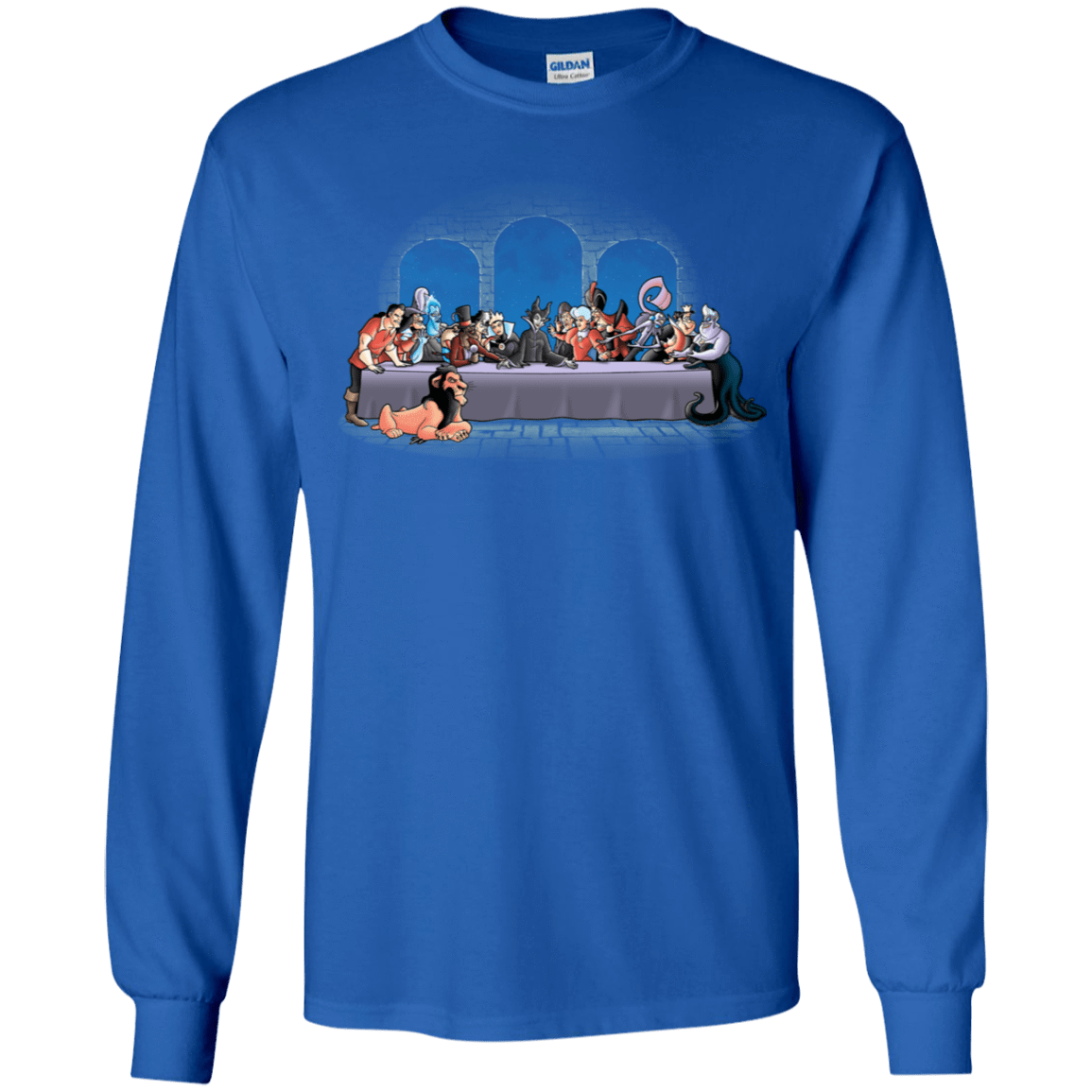 T-Shirts Royal / YS Bad Dinner Youth Long Sleeve T-Shirt