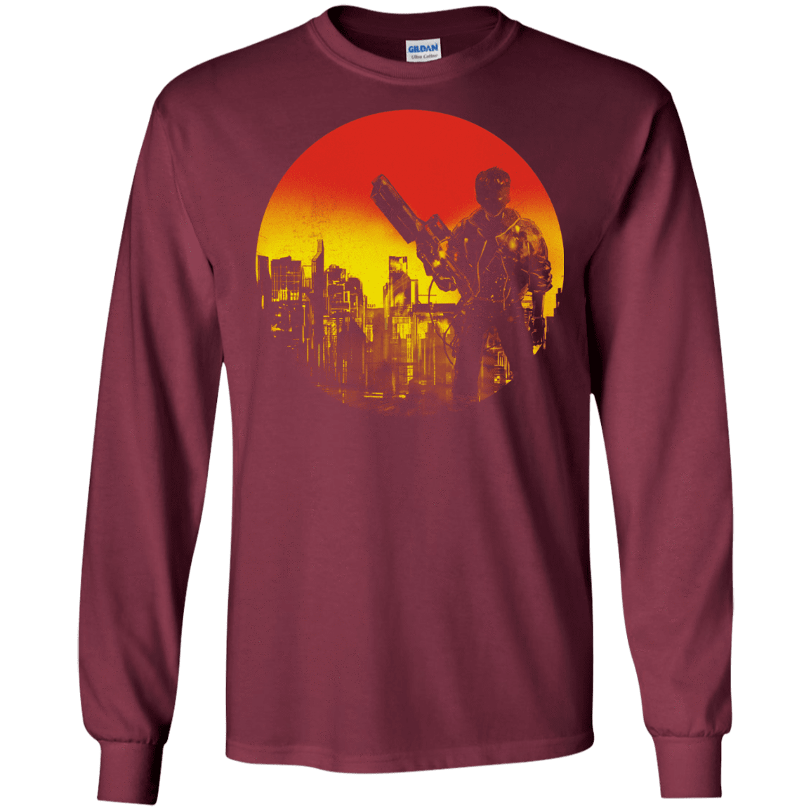 T-Shirts Maroon / S Bad Education Men's Long Sleeve T-Shirt