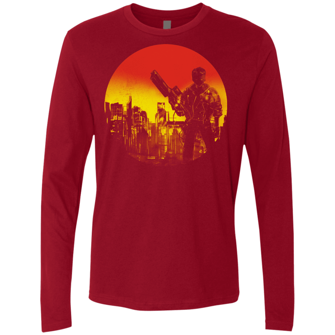 T-Shirts Cardinal / S Bad Education Men's Premium Long Sleeve