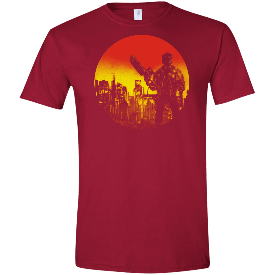 T-Shirts Cardinal Red / S Bad Education Men's Semi-Fitted Softstyle