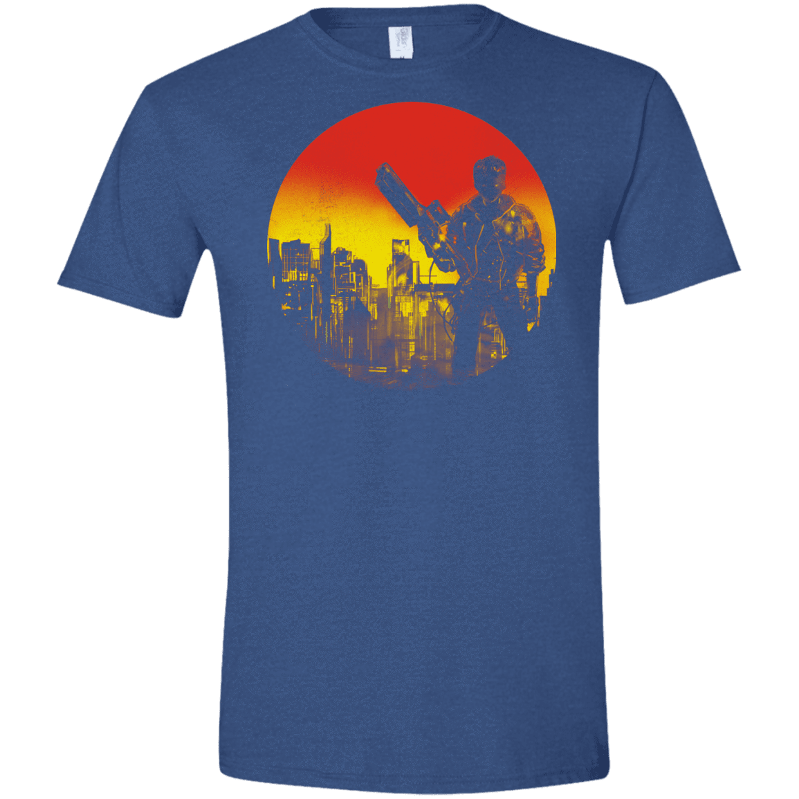 T-Shirts Heather Royal / X-Small Bad Education Men's Semi-Fitted Softstyle