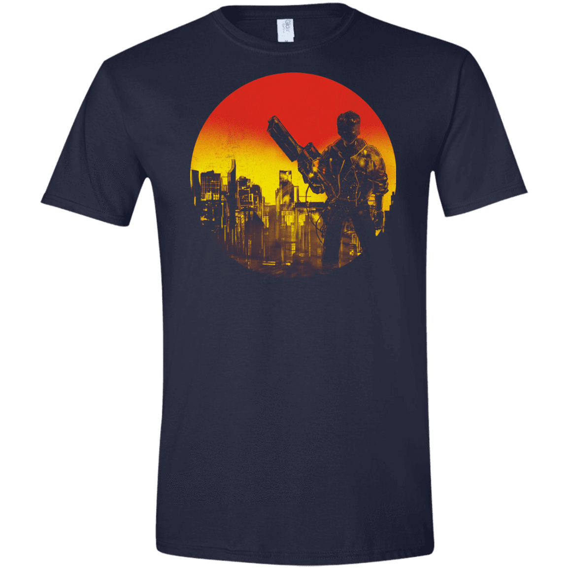 T-Shirts Navy / X-Small Bad Education Men's Semi-Fitted Softstyle