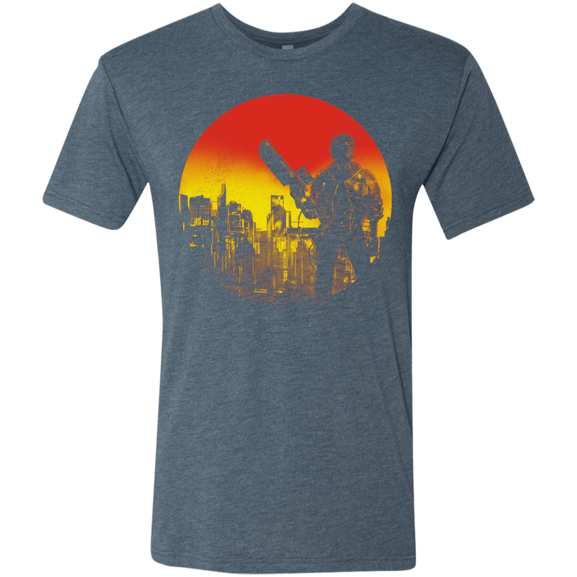 T-Shirts Indigo / S Bad Education Men's Triblend T-Shirt