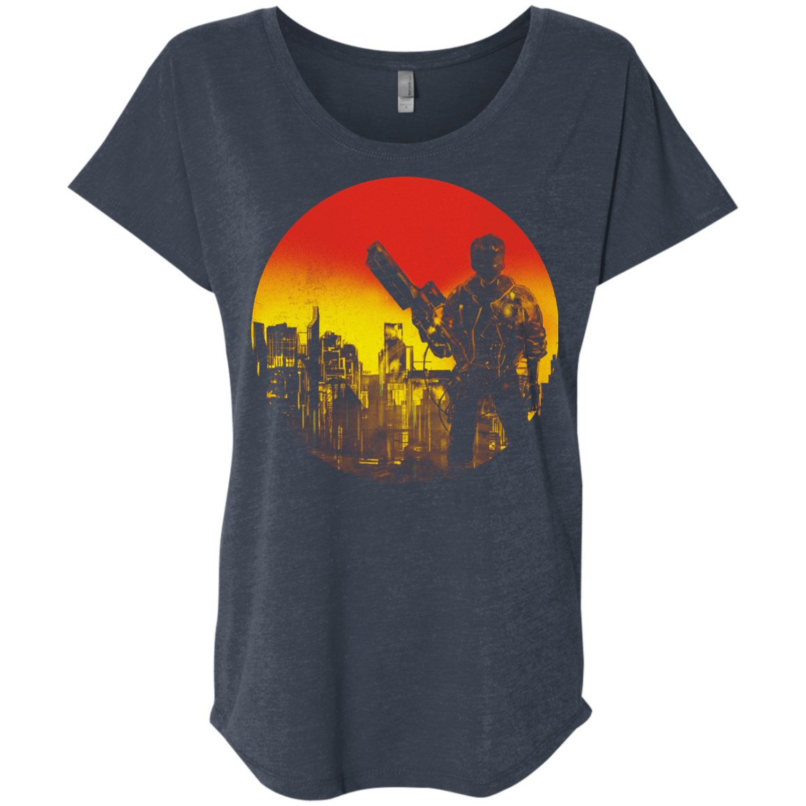 T-Shirts Vintage Navy / X-Small Bad Education Triblend Dolman Sleeve