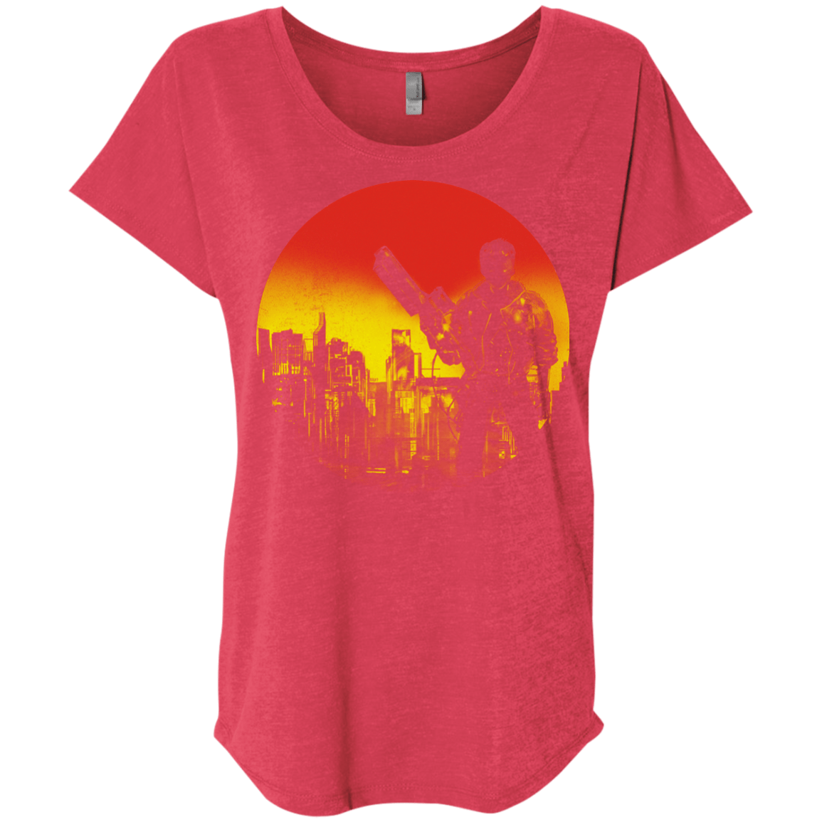 T-Shirts Vintage Red / X-Small Bad Education Triblend Dolman Sleeve