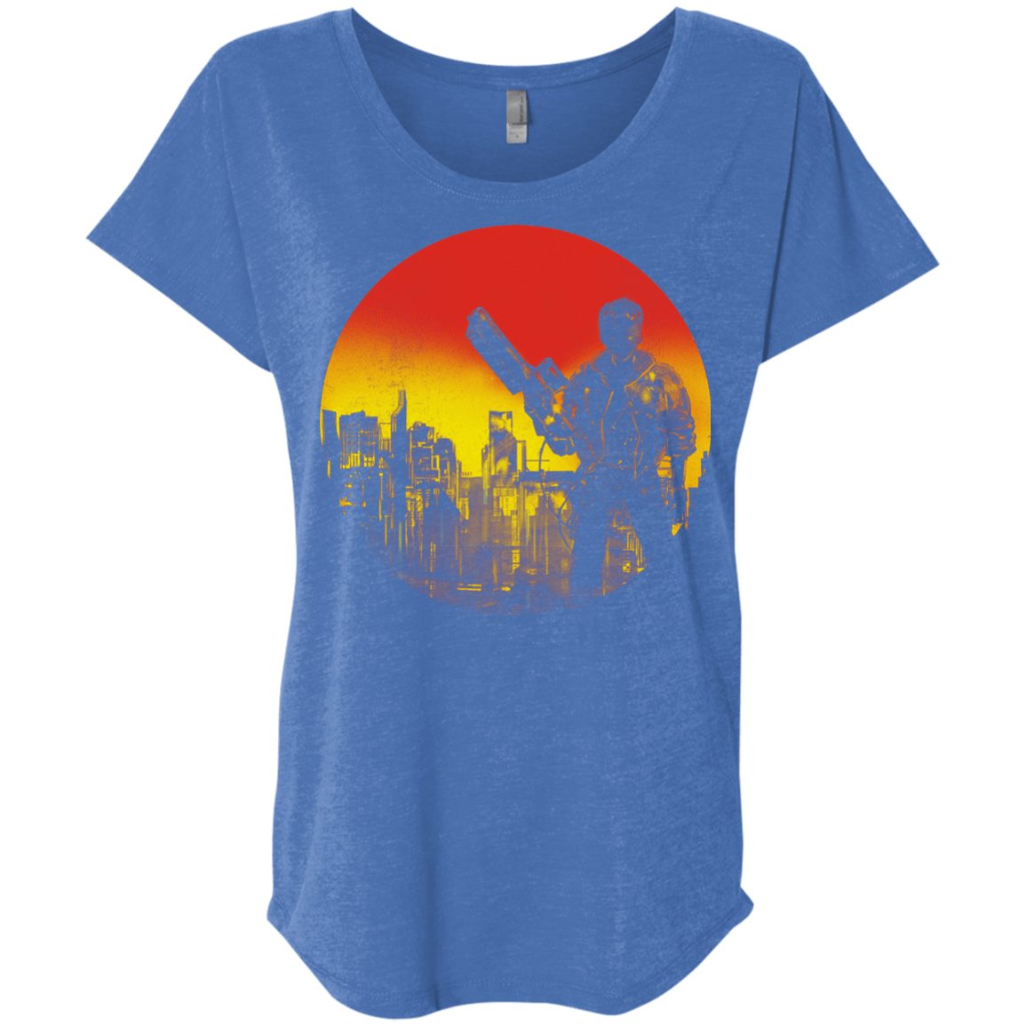 T-Shirts Vintage Royal / X-Small Bad Education Triblend Dolman Sleeve