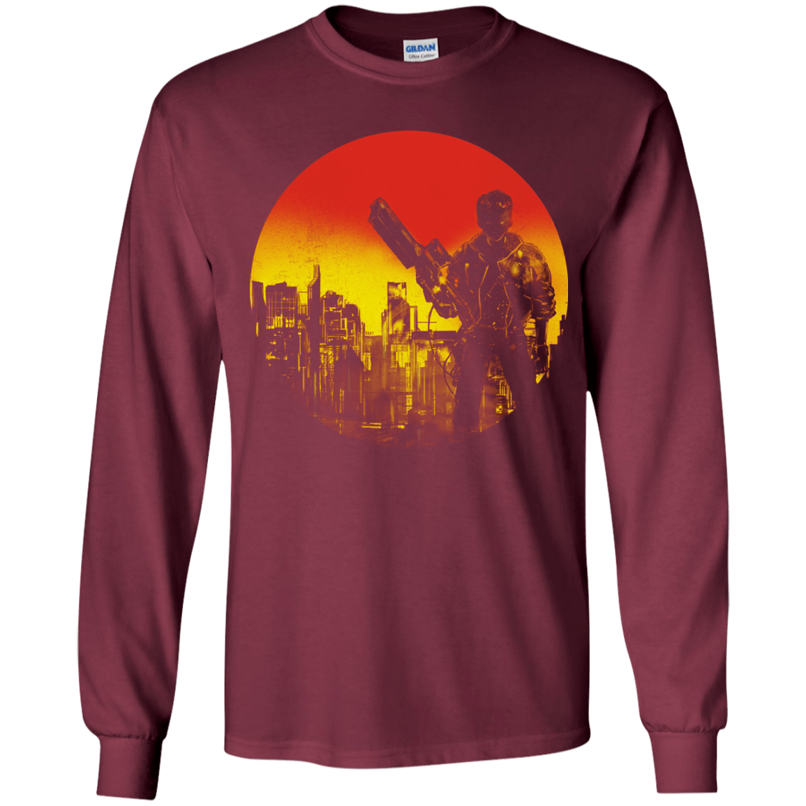 T-Shirts Maroon / YS Bad Education Youth Long Sleeve T-Shirt